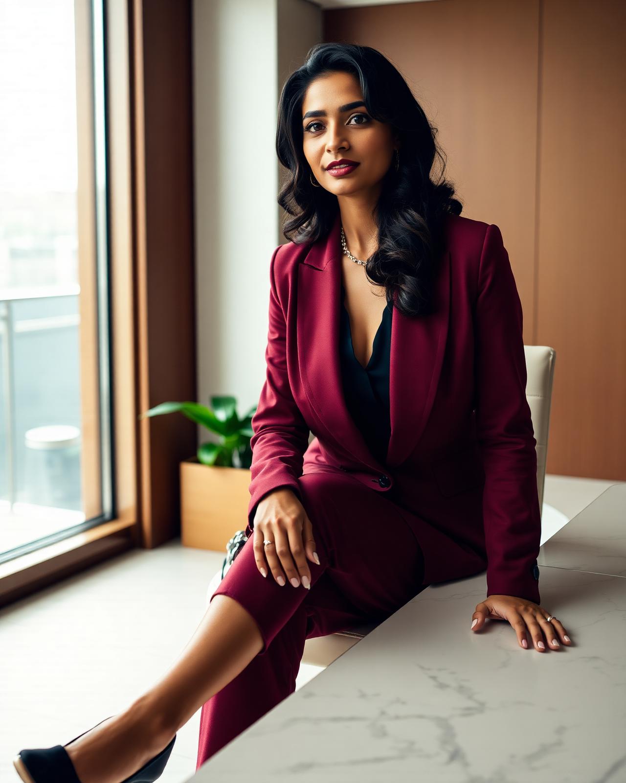 Kaniz Sultana at her office